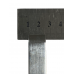Д-66 Chisel with a hexagonal handle with one-sided sharpening 15 mm